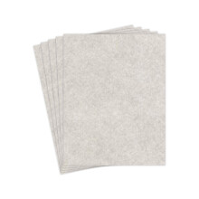 Rauchgraues Briefpapier Pergament Recyclingpapier | 65-Pfund-Cover-Karton | 8,5"" x 11"" Zoll | 50 Blatt pro Packung
