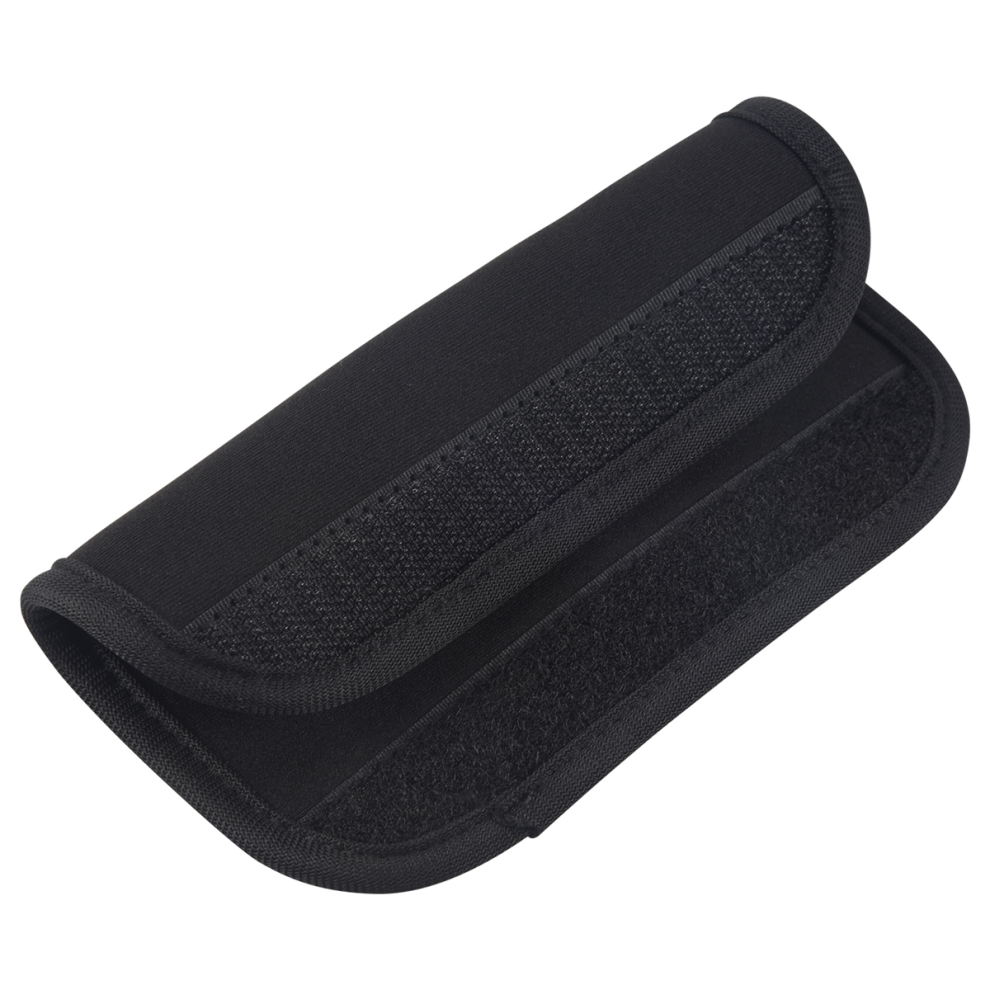 Étiquettes d'identification pour poignées de valises de voyage, noires