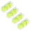 4 τεμ 10x10x29mm Κάμερα μέτρησης τριπόδου Universal Square Bubble Spirit Level 4