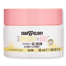 Soap & Glory In the Bright Of Day Vitamin C Gel Cream - Vitamin C Face Cream for All Skin Types - Reenergizing & Brightening Face Moisturizer (1.69 fl