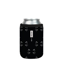 Sok-It Can Sok Sleeve para Lata de Cerveja e Refrigerante Insulada (Gatos Místicos, 12oz)