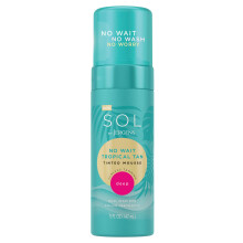 Sol by Jergens, Zonloze Zelfbruin Mousse, Geen Wacht Tropische Tan, Directe Kleur, 5 Minuten Tan, Diep