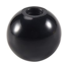 Pomello di ricambio in bachelite nera con leva a sfera da 35 mm di diametro