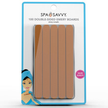 Spa Savvy neglefil s?t 100 t?ller dobbeltsidet 4,5 tommer Emery Board neglefiler Pedicure og manicure v?rkt?j