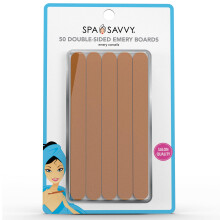 Spa Savvy neglefil s?t 50 t?ller dobbeltsidet 4,5 tommer Emery Board neglefiler Pedicure og manicure v?rkt?j