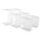 Acrylic Display Risers, Clear Rectangle Stands Shelf for 6Pcs 1