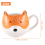 Ceramic Coffee Cup Cartoon Fox Shaped Animal Pattern Home Kitchen Office Juice Milk 5