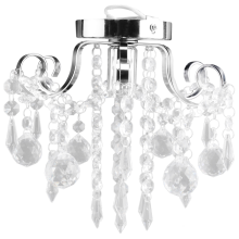 Lampada a sospensione in stile europeo, soffitto in cristallo, piccolo lampadario, moderno e minimalista, portico, corridoio, ristorante, luce