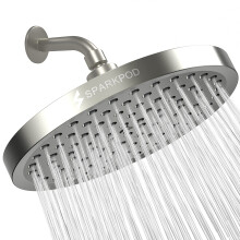 Sparkpod Shower Head - Pluie a haute pression - Conception de luxe de qualite superieure - Installation de 1 minute - Remplacement reglable propr
