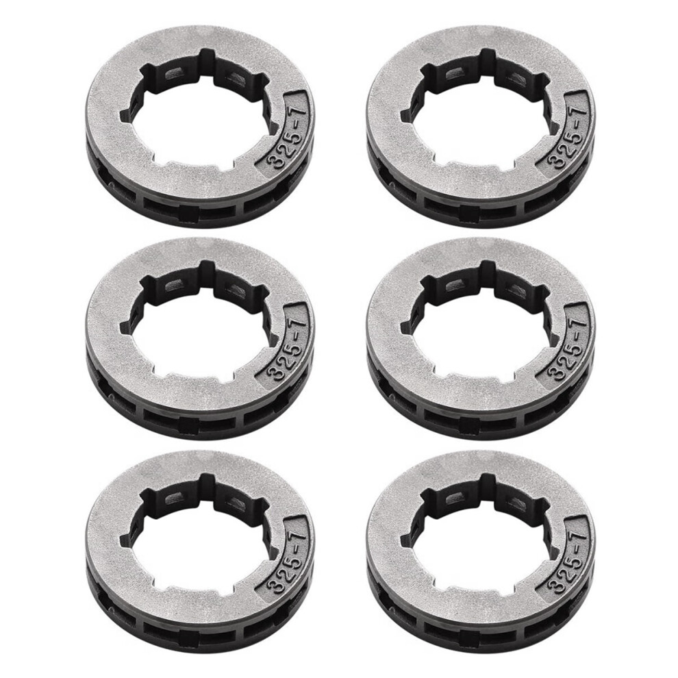 6Pcs Sprocket Drive Rim (.325Inch) 19Mm Small 7T Spline For 501 45 74-02, 501457402, 11892 Chainsaw 4851672783991