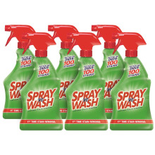 Butelki do usuwania plam z prania Spray N'Wash Pre-treat Przezroczyste 1,37 funta (opakowanie 6 sztuk) 132 Fl Oz