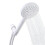 Chuveiro Manual Sproos, alta pressão, 3 funções de spray, mangueira longa de 70 polegadas, 4 cores (Branco) 1