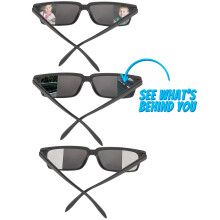 Spy-bril voor kinderen in bulk - (Pack van 3) Spy-zonnebril met achteraanzicht om achter je te zien voor leuke feestartikelen Spy Gear Detective Gadg
