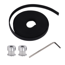 Hot 3D Printer Parts Accessory 2pcs 16teeth 16 teeth Timing Alumium Pulley Bore 5mm Width 6mm With 2meters 2m Belt