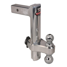 TRIMAX TRZ12AL 12"" Premium-Aluminium-Anh   ngerkupplung mit Doppelkupplungskugel und T3-Empf   ngerschloss