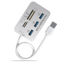 USB HUB 3.0 Splitter 3 Porte Estensore Multi Estensione Multiplo 0 Hub Lettore Schede SD Espansore USB3.0 per PC