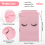 Τσάντες βλεφαρίδων 100 τμχ για πελάτες Goodie eyelash Extensions Makeup Pink 9