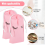 Τσάντες βλεφαρίδων 100 τμχ για πελάτες Goodie eyelash Extensions Makeup Pink 6