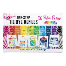 Tulp One-Step Tie-Dye Kit Navullingen Regenboog Tie Dye Multicolor 30-Pack