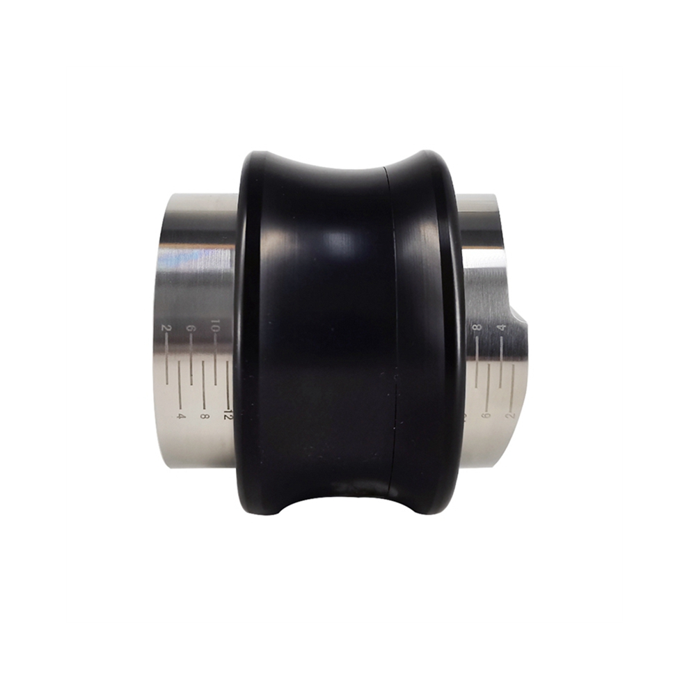 Kopinma Tamper 51Mm, Dual 2 In 1 Leveler Distributor Adjustable Flat Spring Tampers With Scale Coffee Tool