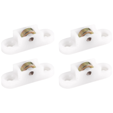 4 stuks deur-raamkast enkele metalen schuifrolwiel 8mm Dmr.