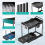 Kitchen Organizer Table Top Double-Layer Pull-Out Shelf Cabinet Sink Rack 3