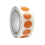 10000 Piece Colored Dot Stickers 1000Pcs/Roll,10 Color Circle Dots Labels Round Coding for Office, 13mm 10