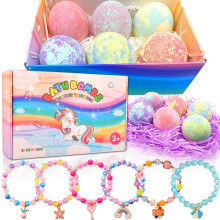 Einhornbad Bomben mit berraschung im Inneren fr Kinder Mdchen Kinderbad Bomben Mdchen Geburtstag Geschenke fr Kinder berraschung Geschenke