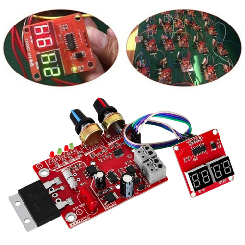 -D01 Spot Welding Machine Control Board Regulating Time and Current Digital Display DIY (100A)