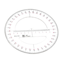 Utoolmart 360 Nstroj pro meren hlu 15 cm / 5,9 palce Nstroj pro meren hlu Nstroje pro kreslen Nstroj pro meren hlu kruhu Matematick geome