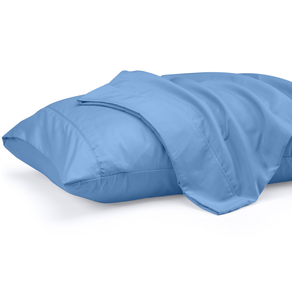 Fundas De Almohada Utopia Bedding Tama O Queen - Paquete De 2 - Cierre Tipo Sobre - Tejido De Microfibra Suave Cepillada - Resistentes Al Encogim-image