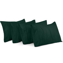 Utopia Bedding Standard Pillow Cases - 4 Pack - Envelope Closure - Soft Brushed Microfiber Fabric - Shrinkage and Fade Resistant Pillow Covers Standar