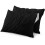 Utopia Bedding Waterdichte Kussenbeschermers Met Rits (2 Pack, Zwart) Standaardformaat 1