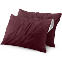 Utopia Bedding Waterdichte Kussenbeschermers Met Rits (2 Stuks, Bordeau) King Size