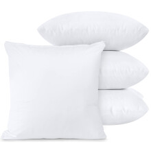 Utopia Bedding Waterdichte Kussensloop Beschermers met Rits (Geen Kusseninzet), Europees (4-pack, Wit)