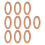 10Pcs 12mm x 17mm 1.5mm Cobre Crush Washer Flat Ring Junta Encaixe 4