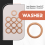 10Pcs 12mm x 17mm 1.5mm Cobre Crush Washer Flat Ring Junta Encaixe 8