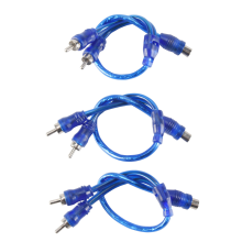 3 pezzi Cavo splitter adattatore da 1 femmina a 2 maschi per collegamento audio