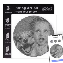 DIY Gepersonaliseerde String Art Kit als Valentijnsdag Cadeau - Maak van Elke Foto String Art