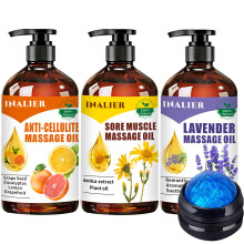 Valentijnsdagcadeaus voor hem Haar massageoli? voor een date night Spa-cadeauset voor het verzachten van spierpijn 3-pack Cellulitispijnlijke spieren