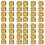 400Pcs M3 Thread Knurled Brass Threaded Heat Set Resistant Insert Embedment Nut,M3X5X4,For 3D Printer Voron 2.4 Etc 2