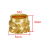 400Pcs M3 Thread Knurled Brass Threaded Heat Set Resistant Insert Embedment Nut,M3X5X4,For 3D Printer Voron 2.4 Etc 6