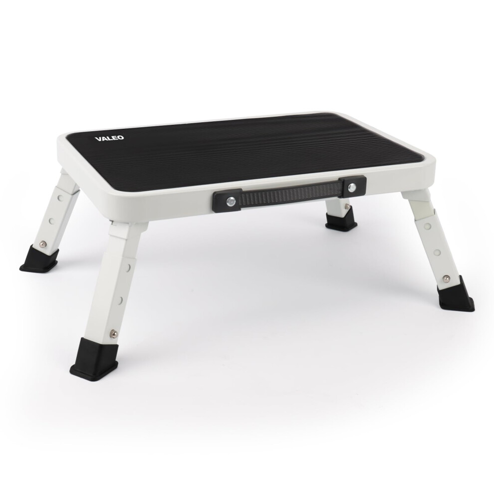 Valeo Folding Step Stool  Adjustable Step Stool with Non-Slip Platform  330 Lbs Capacity  Step Ladder for Adults or Kids in Kitchen  Bathroom  RV  Cam-image-OPC-PGBYR2W-NEW