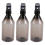 Plastic Bottles for Cleaning Solutions,10OZ Reusable Empty Container with Black Trigger Sprayer, 3Pack 3