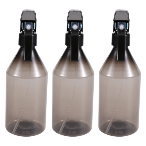 Plastic Bottles for Cleaning Solutions,10OZ Reusable Empty Container with Black Trigger Sprayer, 3Pack 2