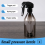 Plastic Bottles for Cleaning Solutions,10OZ Reusable Empty Container with Black Trigger Sprayer, 3Pack 8