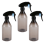 Plastic Bottles for Cleaning Solutions,10OZ Reusable Empty Container with Black Trigger Sprayer, 3Pack 4