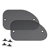 2Pcs Tamanho Universal 25,59X14,96 Polegadas Protetor Solar de Carro para Janela Lateral com Ventosas Bebês Crianças e Animais de Estimação