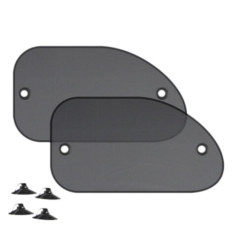2Pcs Tamanho Universal 25,59X14,96 Polegadas Protetor Solar de Carro para Janela Lateral com Ventosas Bebês Crianças e Animais de Estimação