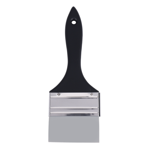 Pincel modelador de silicone, largo, firme, plano, flexível, acrílico e ferramenta de pintura à base de água, 3 polegadas 1